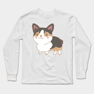 Chibi Corgi - Tricolor Version Long Sleeve T-Shirt